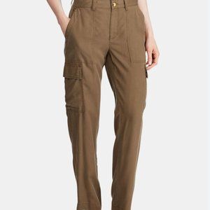 Lauren Ralph Lauren Women's NWT Straight Leg Utility Cargo Pant Olive Size 14P